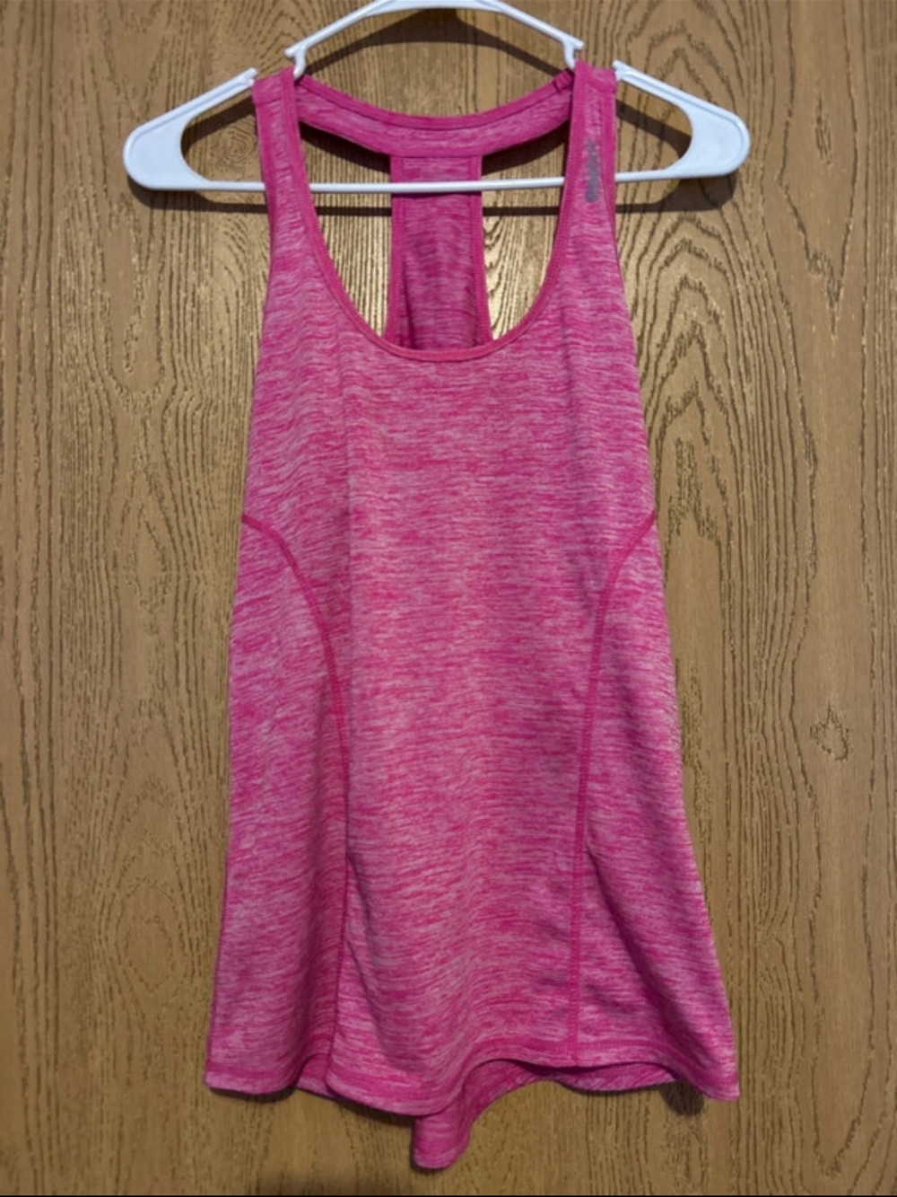Reebok Pink Heather Racerback Training Tank